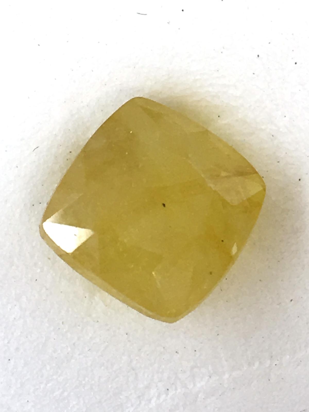 Yellow Sapphire 6.41 cts