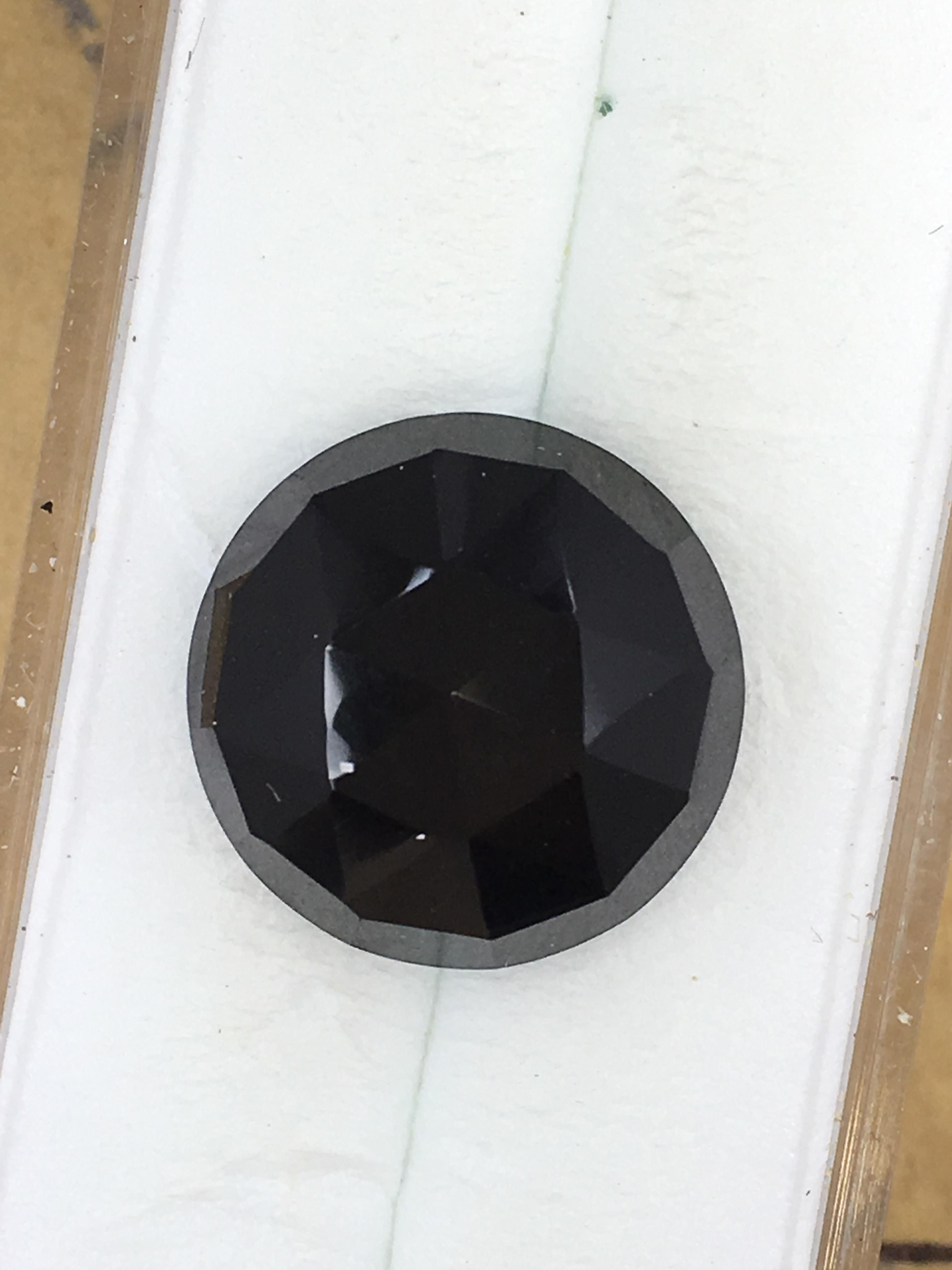 Black Onyx Round 8.57 ct