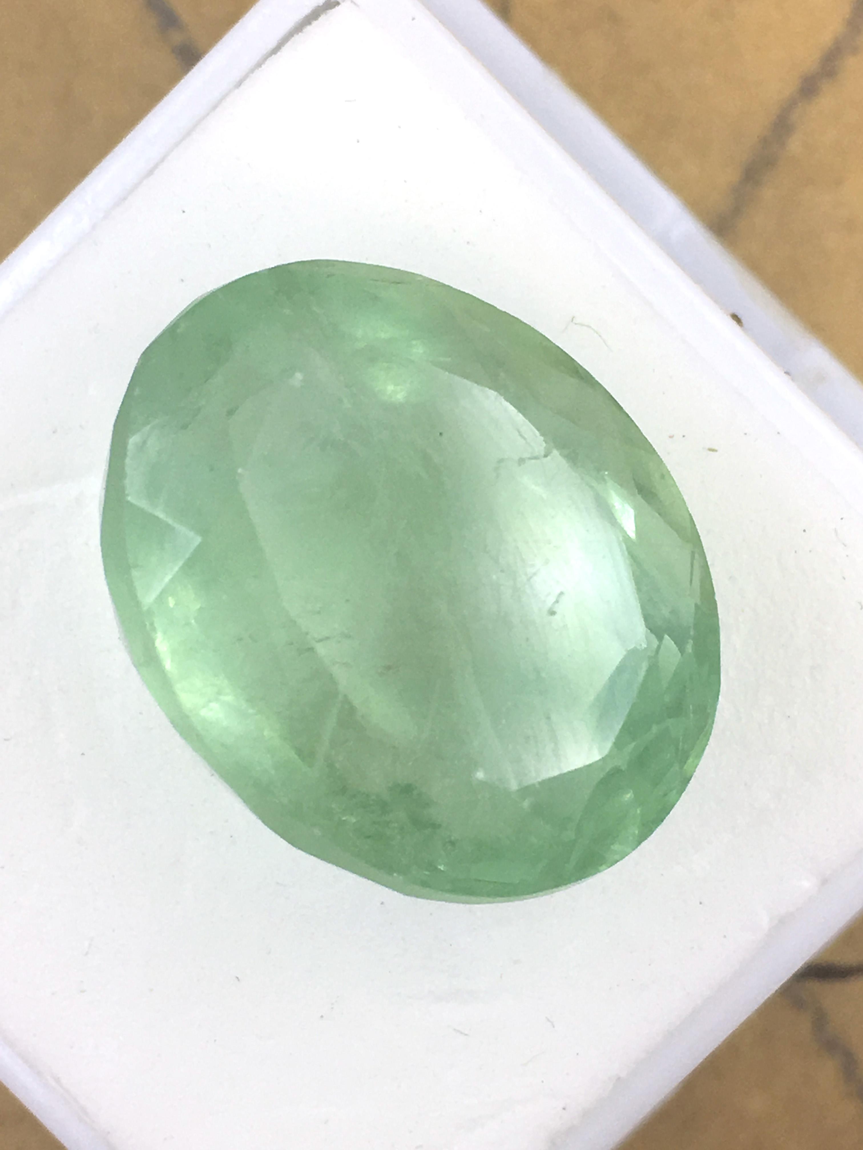 Colombian Green Fluorite 13.94 ct