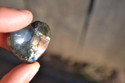 84.81 Carat Fantastic Heart Shaped Labradorite