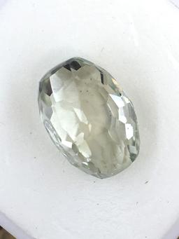 Green Amethyst Barrel Shaped 8.46 ct