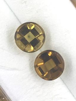 Amber Citrine Matched Set 1.55 ct