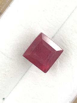 Ruby Princess Cut 1.98 ct