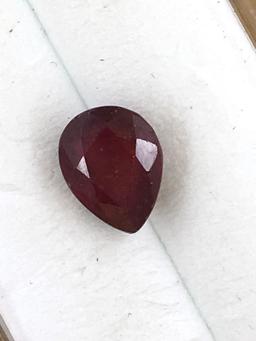 Ruby Teardrop 2.44 ct