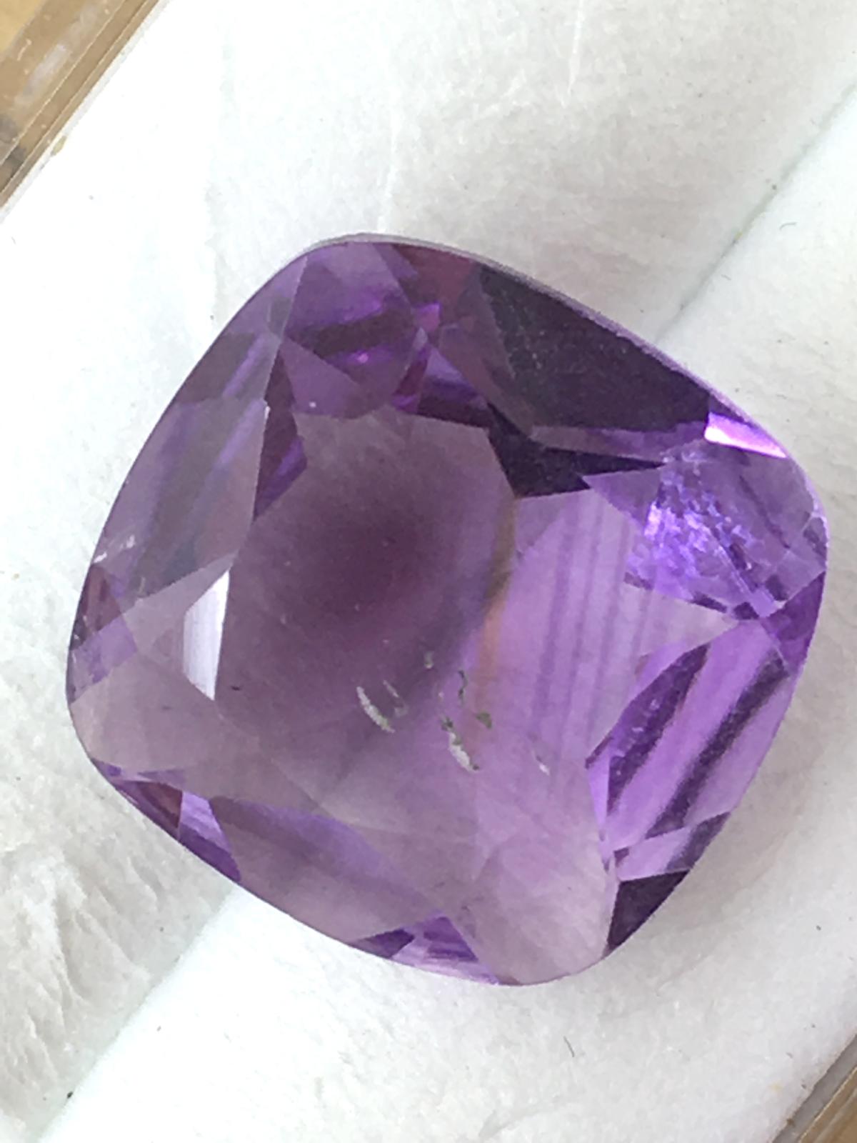 Amethyst Cushion Cut 5.10 ct