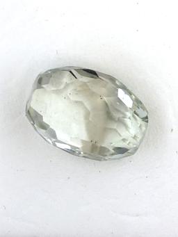 Green Amethyst Barrel Shaped 7.41 ct