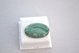 28.06 Carat Green Jasper Cabochon