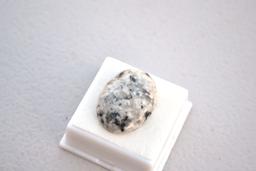 31.04 Carat Spotted Jasper Cabochon