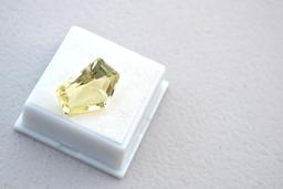 15.24 Carat Huge Fancy Cut Lemon Citrine