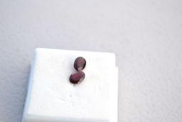 1.53 Carat Matched Pair of Garnets