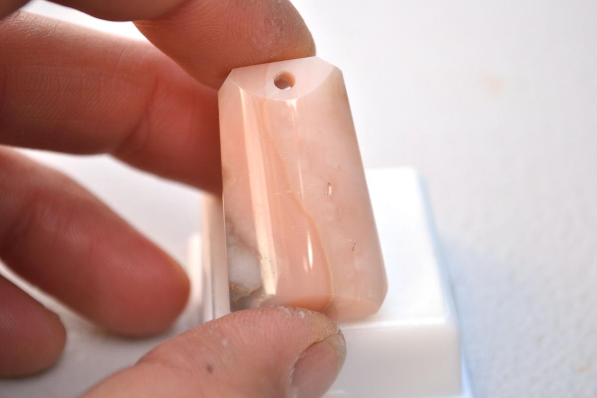 46.05 Carat Fine Peruvian Pink Opal Pendant