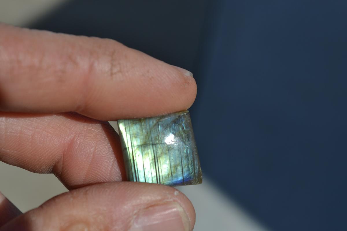 15.02 Carat Fine Labradorite Cabochon