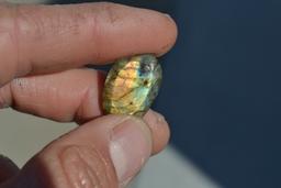 13.89 Carat Fine Faceted Labradorite