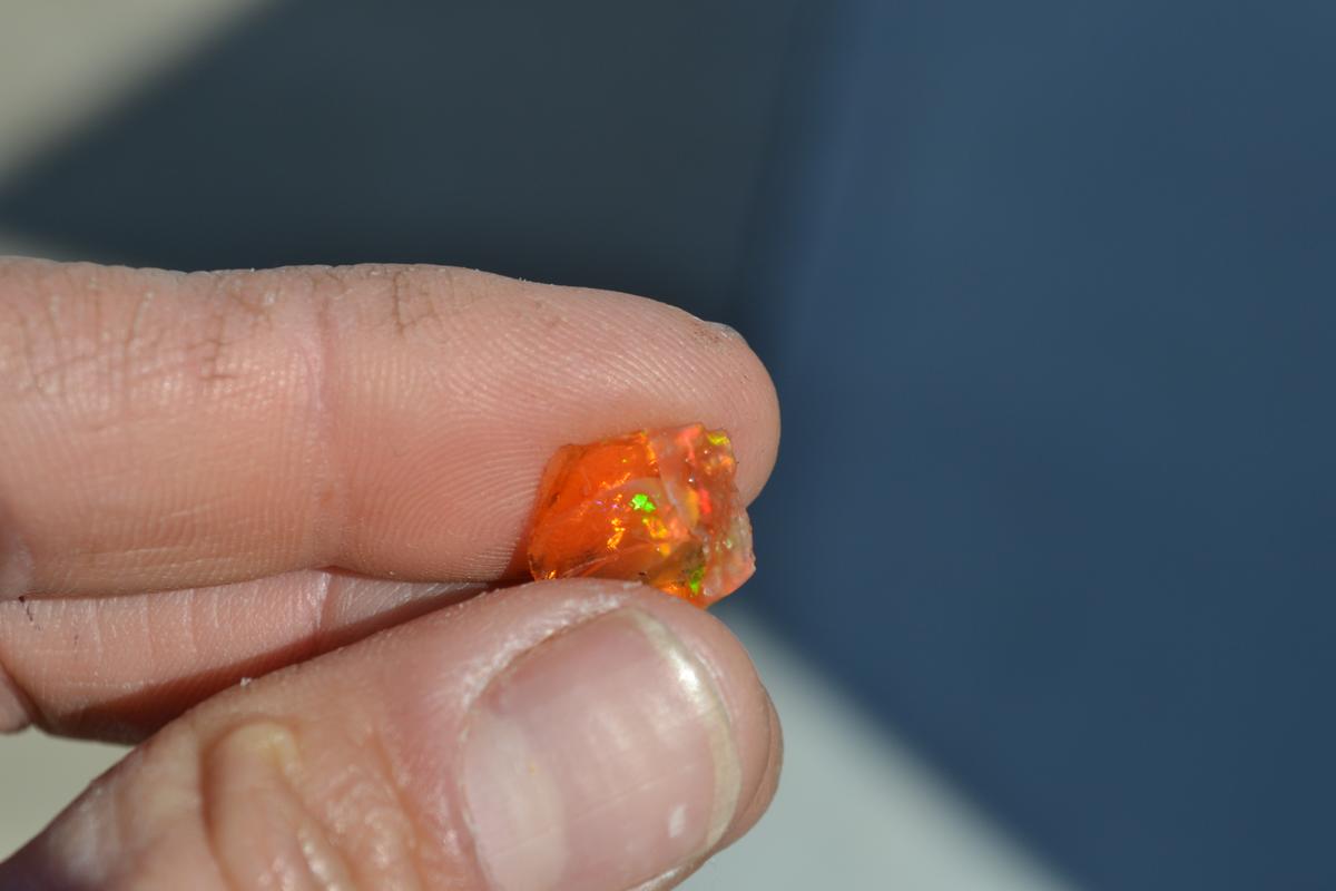 2.62 Carat Fine Mexican Opal Rough