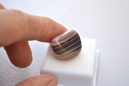 37.48 Carat Fantastic Botswana Banded Agate