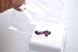 1.96 Carats of Ruby and Sapphire