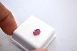 2.22 Carat Oval Cut Fine Ruby