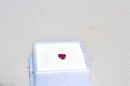 0.41 Carat Fine Pear Cut Ruby