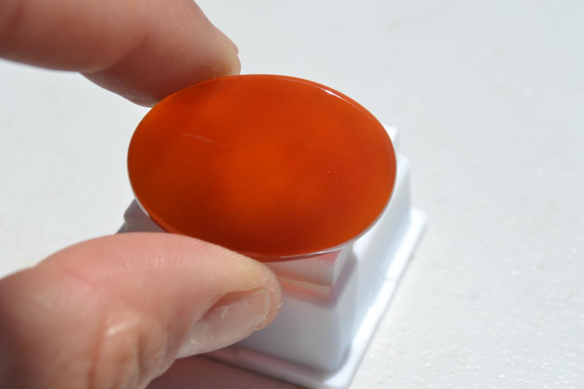 29.06 Carat Great Oval Carnelian