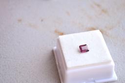 1.02 Carat Octagon Cut Fine Raspberry Red Garnet