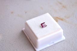 1.02 Carat Octagon Cut Fine Raspberry Red Garnet