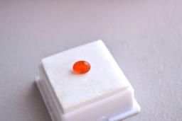 1.23 Carat Oval Cut Colorful Carnelian