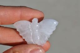 47.76 Carat Hand Carved Fancy Butterfly Crystal