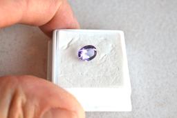 1.65 Carat Beautiful Oval Cut Amethyst