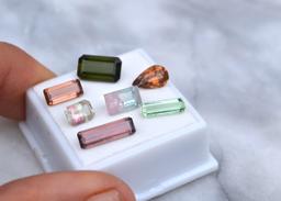 11.89 Carat Parcel of Tourmalines With COA -- $220-$260 Estimated Value