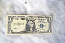 1957 Star Note!! $1 Silver Certificate Dollar