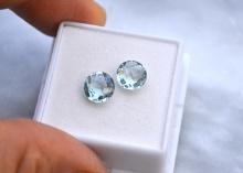 4.41 Carat Gorgeous Matched Pair of Topaz