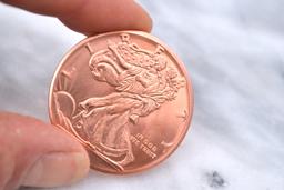 1 OZ Copper Coin