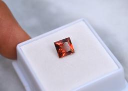 1.48 Carat Princess Cut Oregon Sunstone