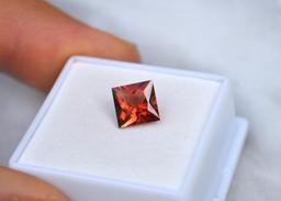 2.03 Carat Princess Cut Oregon Sunstone