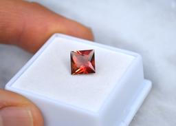 2.03 Carat Princess Cut Oregon Sunstone