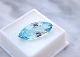 21.32 Carat Marquise Cut Sky Blue Topaz