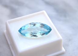 21.32 Carat Marquise Cut Sky Blue Topaz