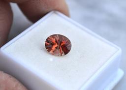 2.19 Carat Oval Millennium Cut Oregon Sunstone