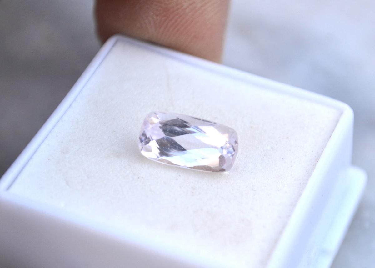 3.48 Carat Cushion Cut Kunzite