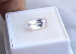 3.48 Carat Cushion Cut Kunzite