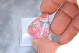 61.05 Carat Pear Rhodochrosite Cabochon