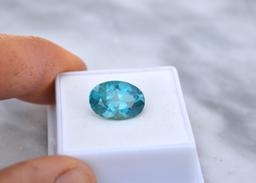 7.14 Carat Oval Cut Apatite