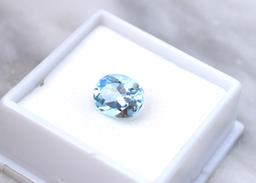 3.74 Carat Fine Sky Blue Topaz