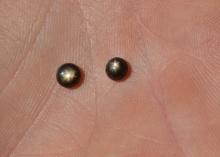 1.86 Carat Matched Pair of Star Sapphire