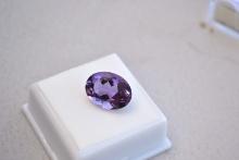 8.22 Carat Oval Cut Amethyst