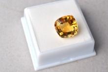 8.55 Carat Fancy Marquise Cut Citrine