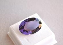 24.26 Carat Oval Cut Amethyst