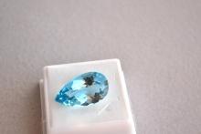 20.23 Carat Pear Cut Sky Blue Topaz