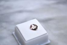 2.16 Carat Cushion Checkerboard Cut Morganite