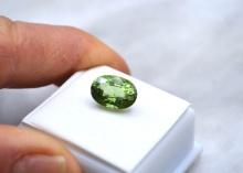 4.79 Carat Oval Cut Peridot